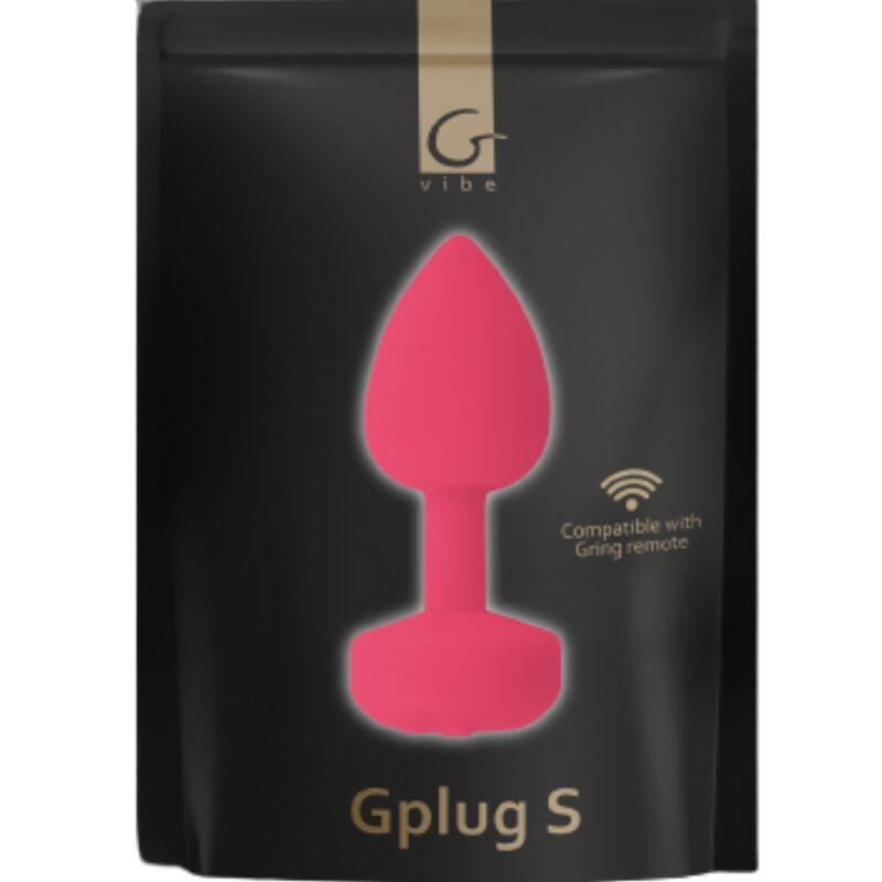 G VIBE FUNTOYS GPLUG ANAL VIBRADOR RECARREGVEL PEQUENO NEON ROSA 3CM