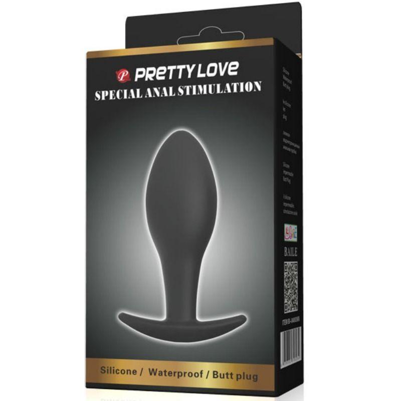 PRETTY LOVE PLUG ANAL NCORA DE SILICONE 85 CM PRETO