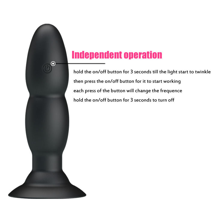 PRETTY LOVE VIBRADOR LOVE PLUG E ROTAO POR CONTROLE REMOTO