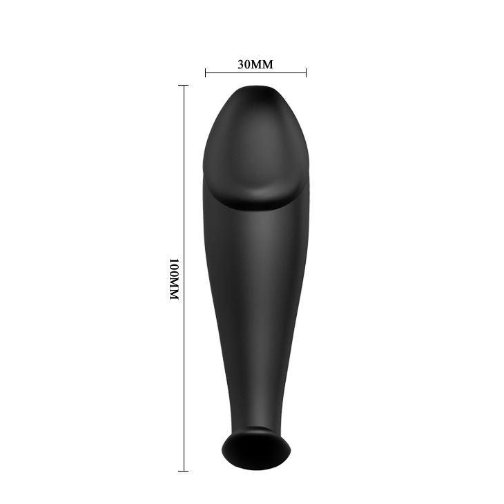 PRETTY LOVE SILICONE ANAL PLUG FORMA DE PeNIS E 12 MODOS DE VIBRAO PRETO