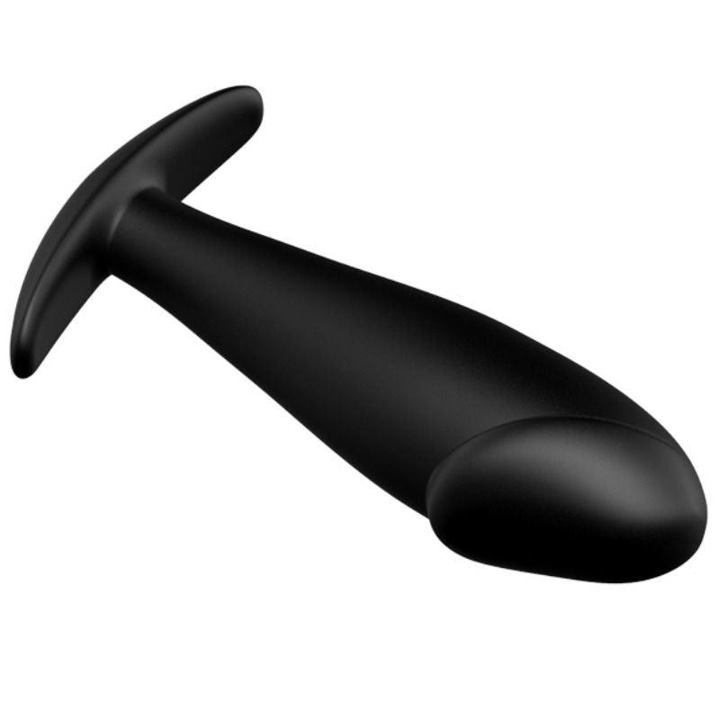 PRETTY LOVE SILICONE ANAL PLUG FORMA DE PeNIS E 12 MODOS DE VIBRAO PRETO