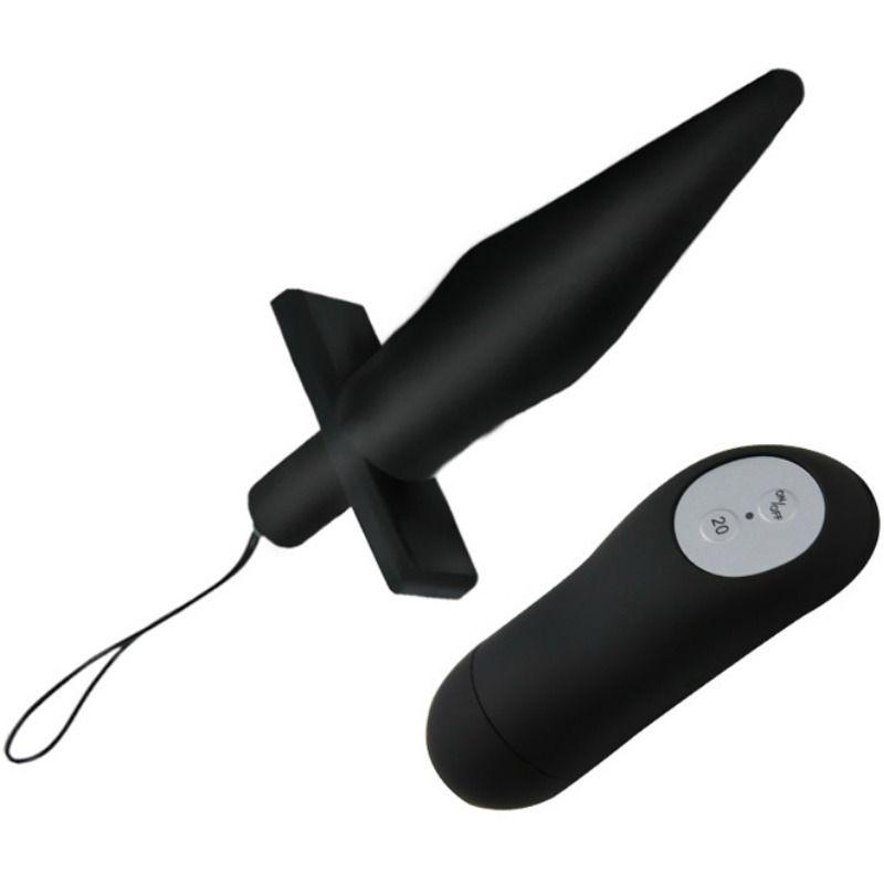 BAILE PLUG ANAL BUTT COM VIBRAO PRETO