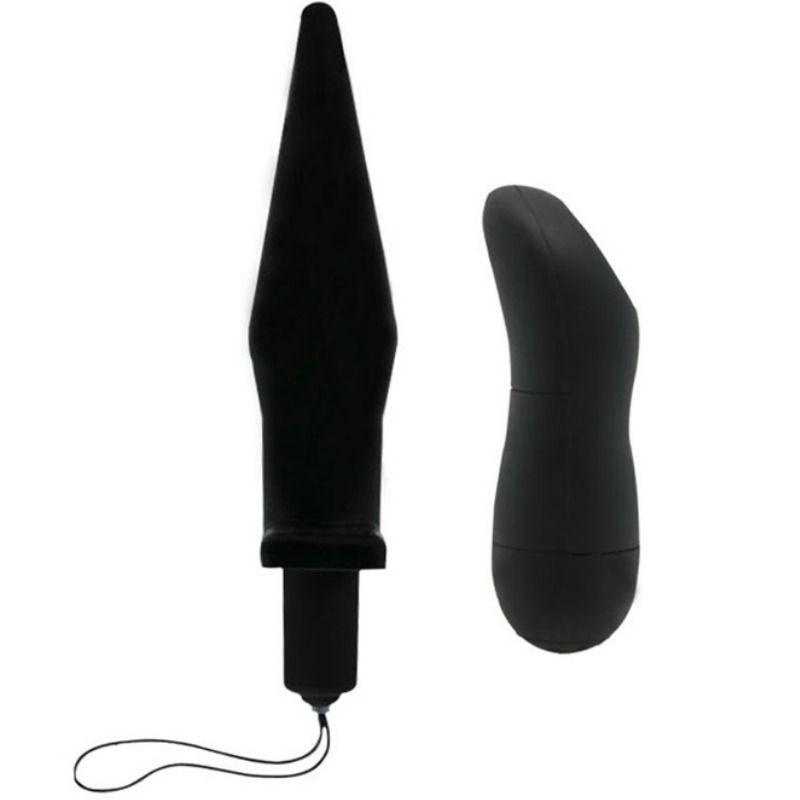 BAILE PLUG ANAL BUTT COM VIBRAO PRETO