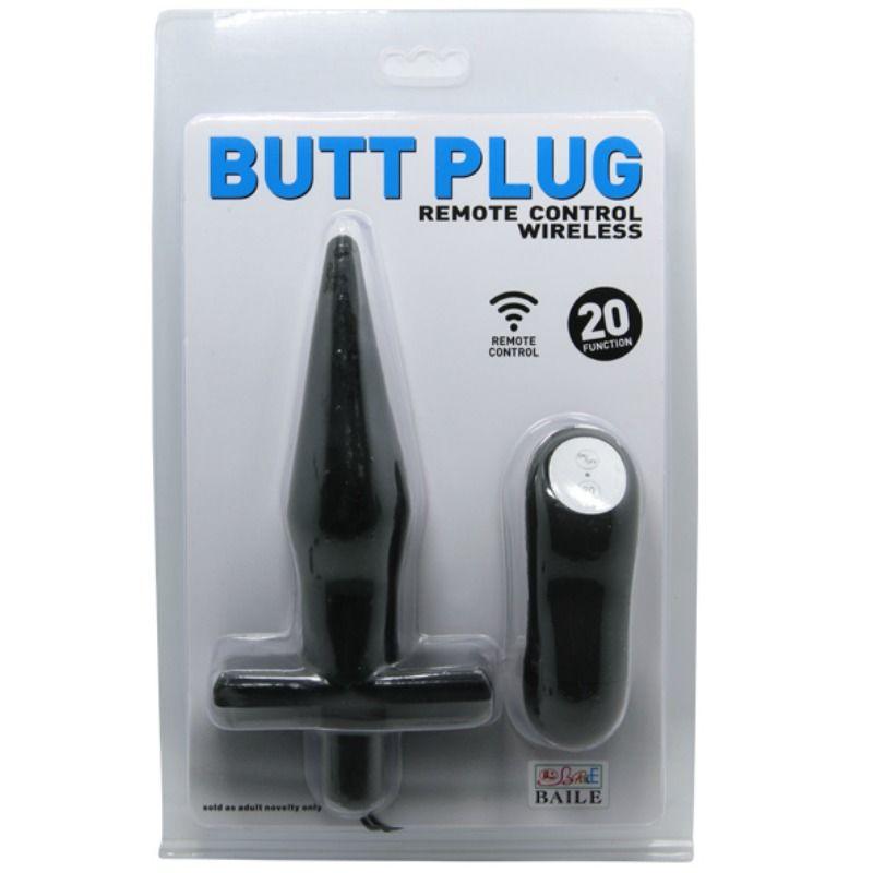 BAILE PLUG ANAL BUTT COM VIBRAO PRETO