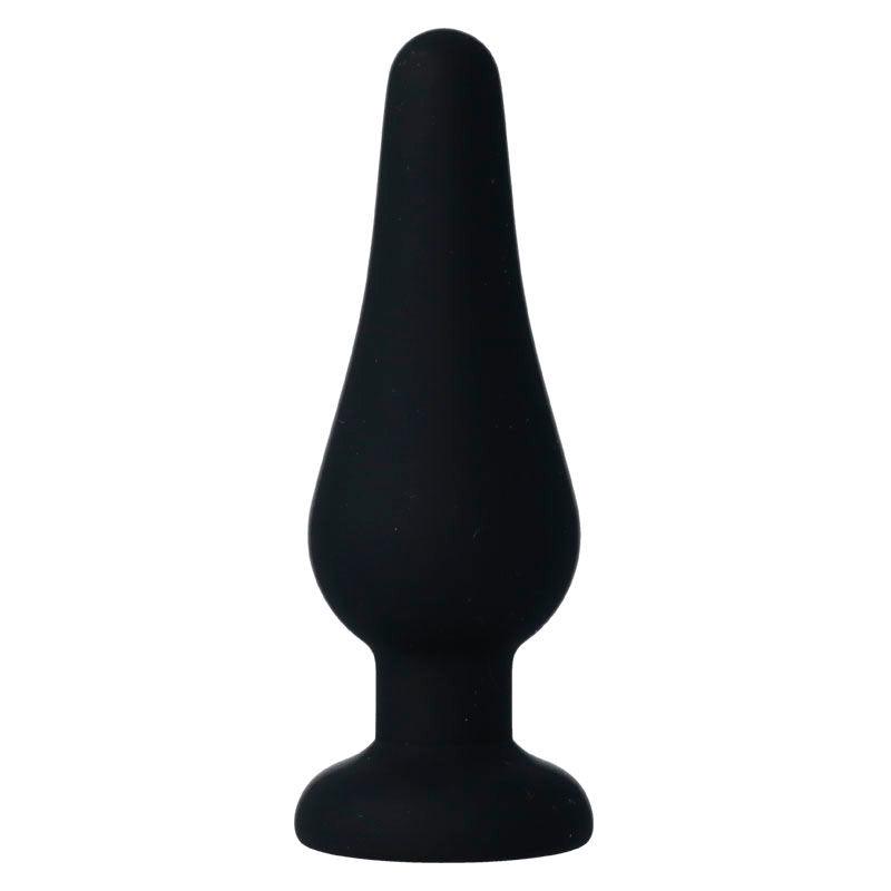 INTENSE PLUG ANAL PIPO M SILICONE PRETO 11 CM