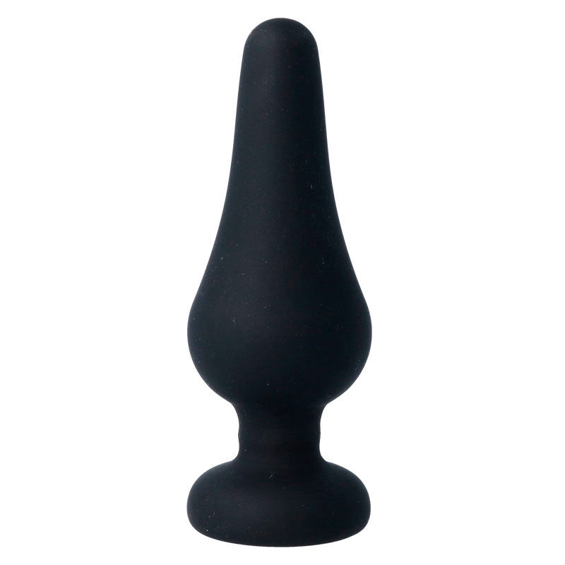 INTENSE PLUG ANAL PIPO L SILICONE PRETO 13 CM