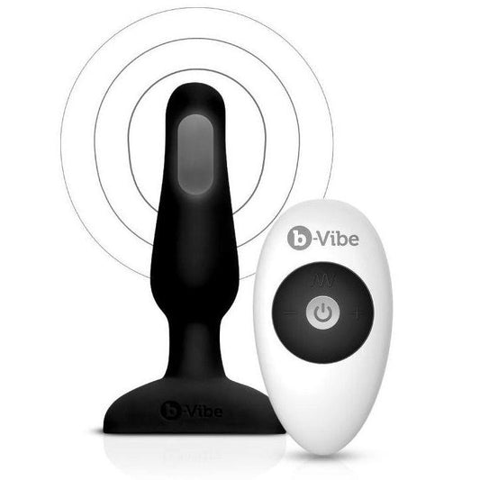 B VIBE PLUG ANAL DE CONTROLE REMOTO NOVICE PRETO