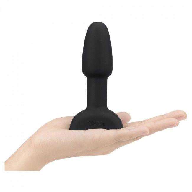 B VIBE PLUG ANAL DE CONTROLE REMOTO RIMMING PETITE PRETO