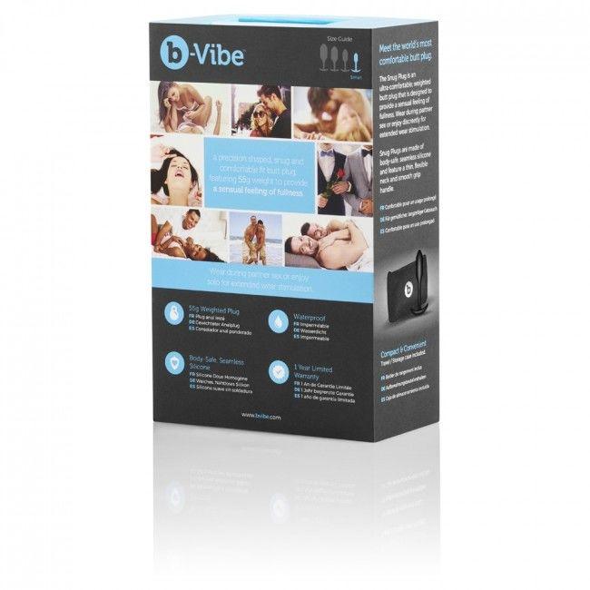 B VIBE PLUG SNUG 1 PRETO