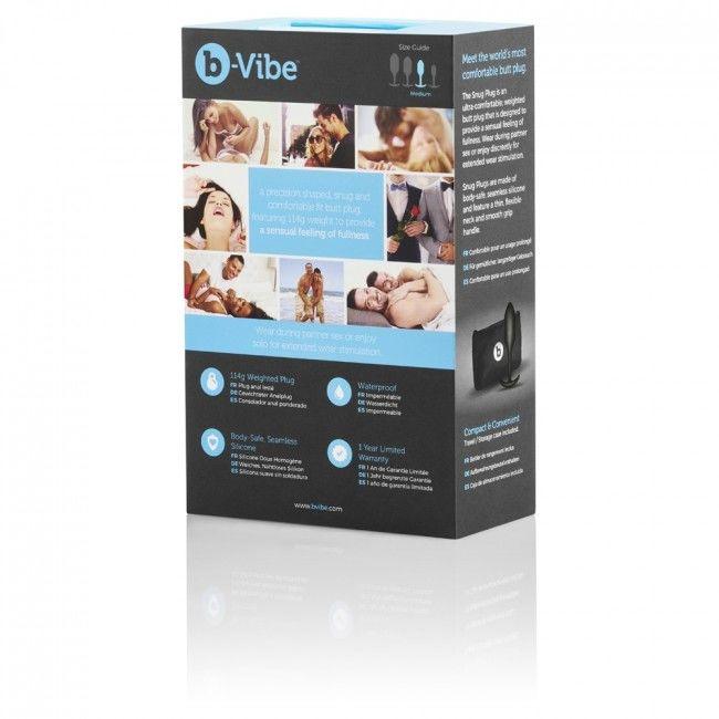 B VIBE PLUG ANAL SNUG 2 PRETO