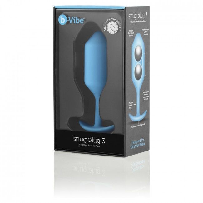 B VIBE PLUG ANAL SNUG 3 AZUL CeU