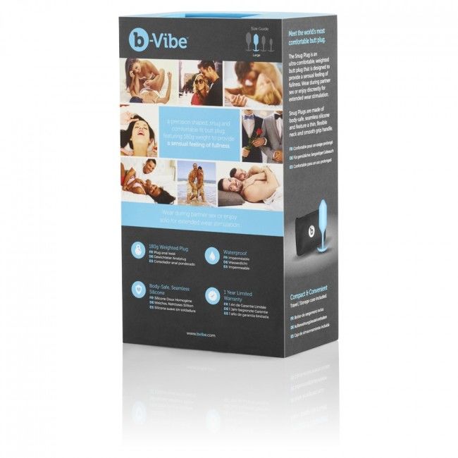 B VIBE PLUG ANAL SNUG 3 AZUL CeU