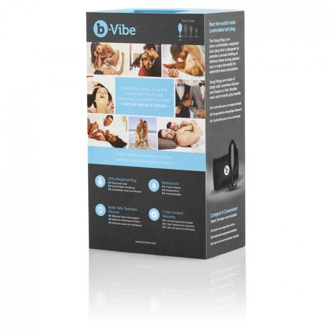 B VIBE PLUG ANAL SNUG 4 PRETO