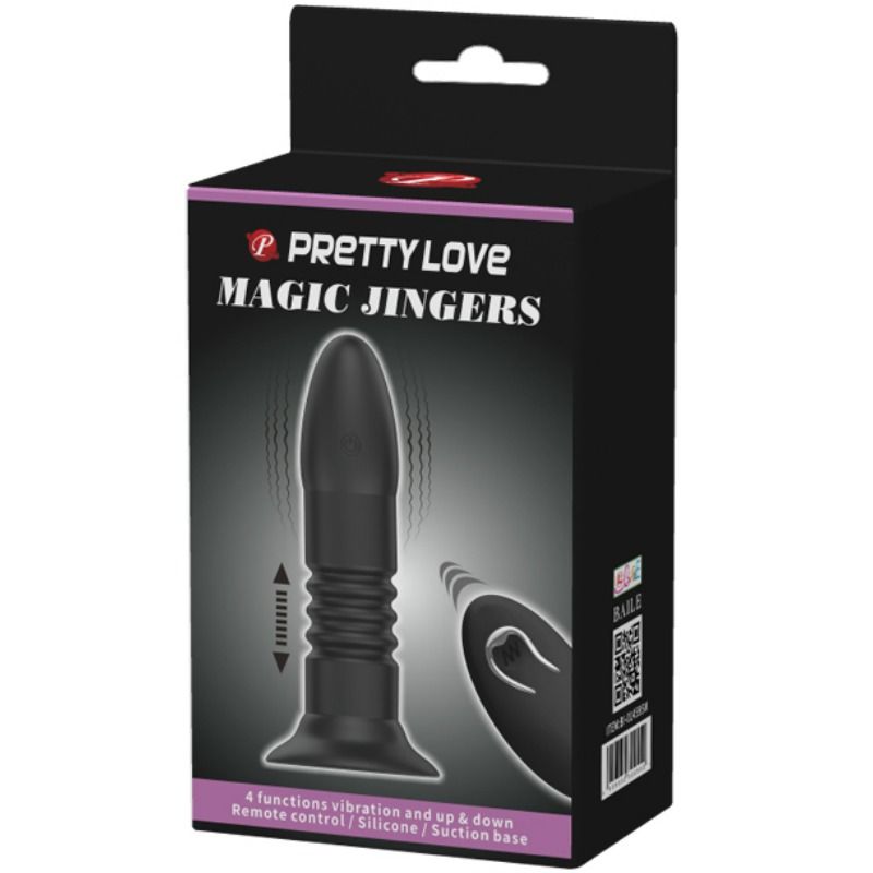 PRETTY LOVE PLUG MAGIC JINGER PARA CIMA E PARA BAIXO E VIBRAO