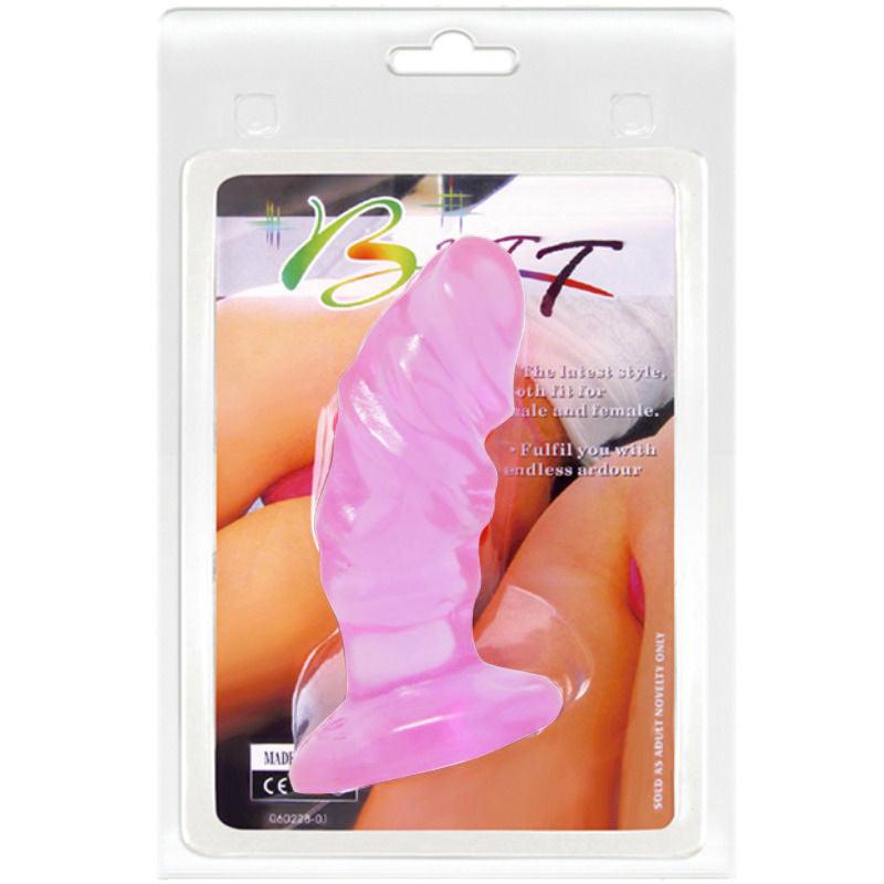 BAILE PLUG ANAL UNISEXO COM VENTOSA ROSA