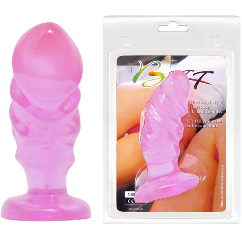 BAILE PLUG ANAL UNISEXO COM VENTOSA ROSA