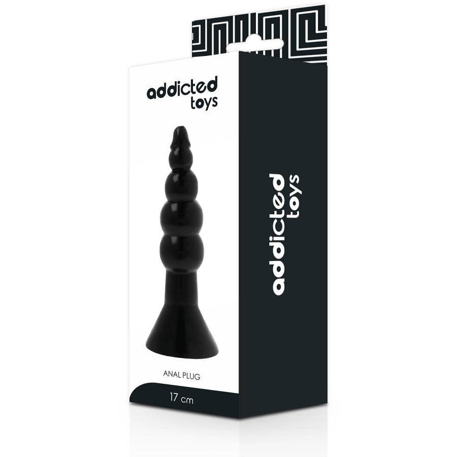 ADDICTED TOYS PLUG ANAL 17 CM PRETO