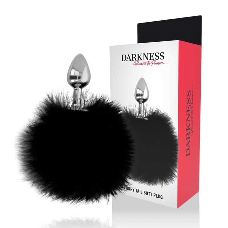 DARKNESS PLUG ANAL EXTRA COM CAUDA PRETA 7 CM