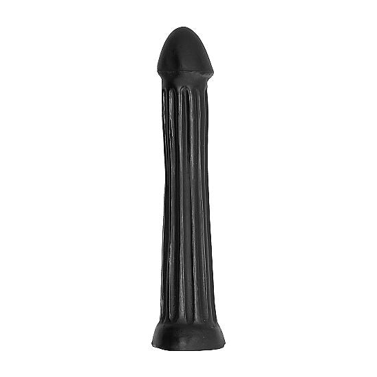 ALL BLACK PLUG DILDO 31 CM