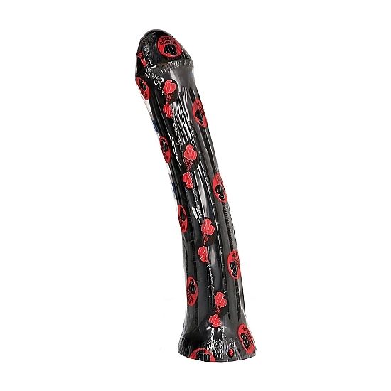 ALL BLACK PLUG DILDO 31 CM