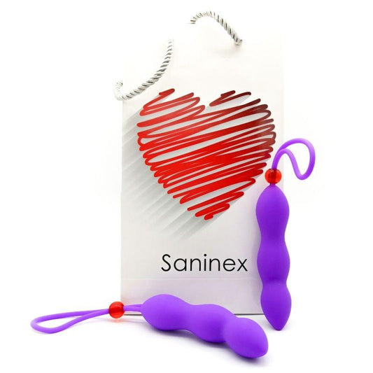 SANINEX PLUG ANAL CLIMAX COM ANEL PARA PeNIS LILAS