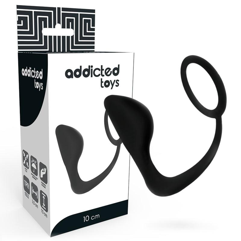 ADDICTED TOYS PLUG ANAL COM ANEL DE PeNIS PRETO