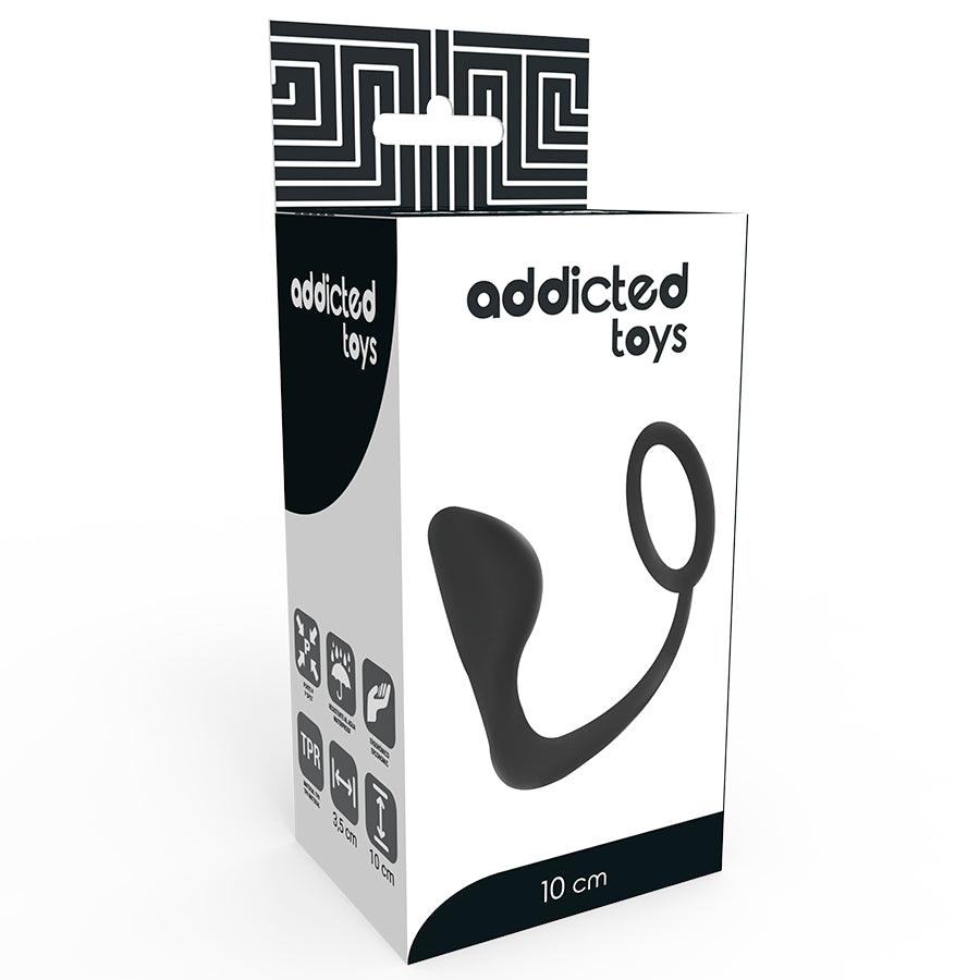 ADDICTED TOYS PLUG ANAL COM ANEL DE PeNIS PRETO