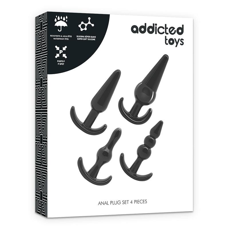 ADDICTED TOYS CONJUNTO 4 PLUGS ANAIS