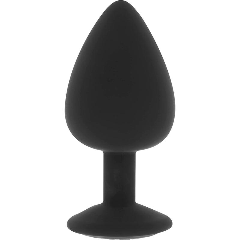 OHMAMA PLUG ANAL DE SILICONE DIAMANTE TAMANHO L 9 CM