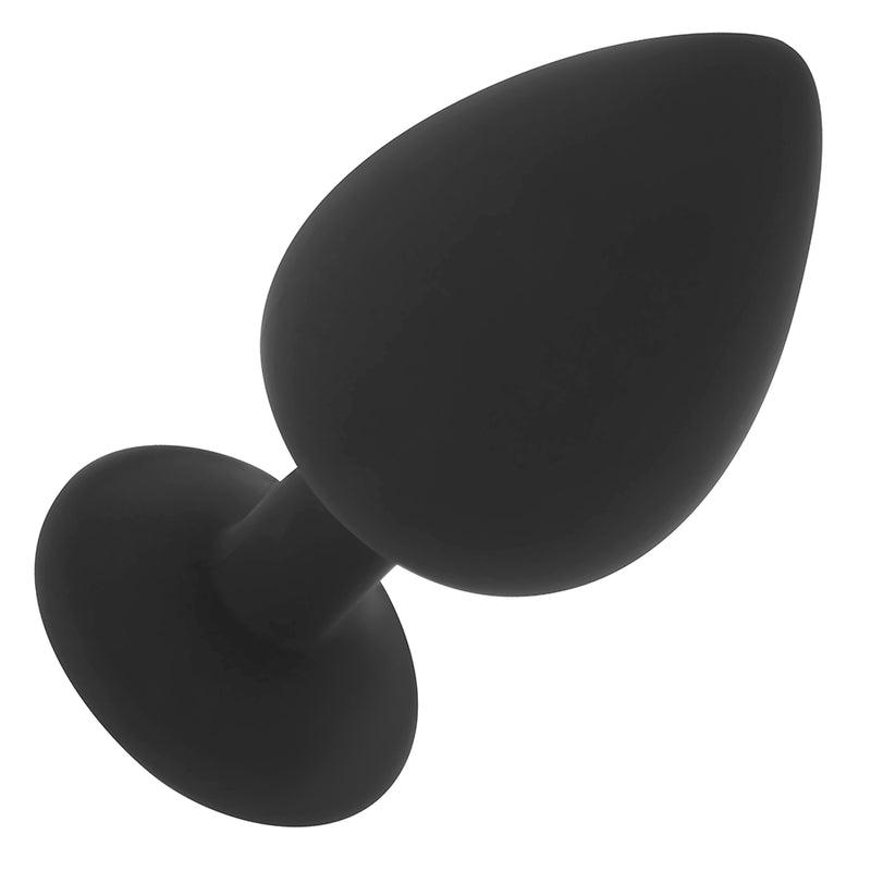 OHMAMA PLUG ANAL DE SILICONE DIAMANTE TAMANHO L 9 CM