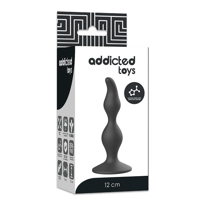 ADDICTED TOYS PLUG SEXUAL ANAL 12 CM PRETO