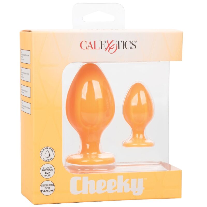 CALIFORNIA EXOTICS CHEEKY BUTTPLUG LARANJA