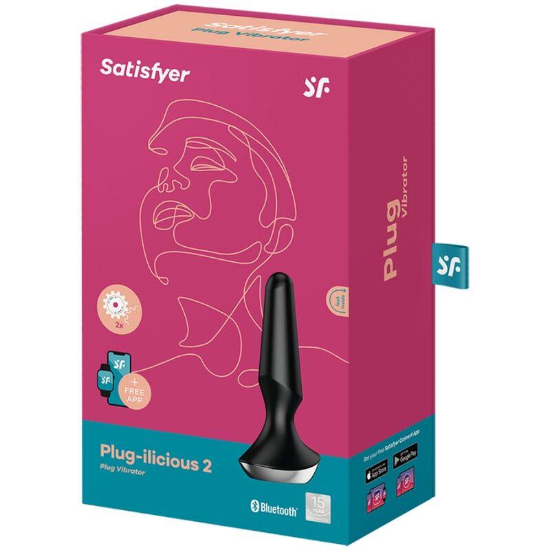 SATISFYER VIBRADOR PLUG ILICIOUS 2 PLUG PRETO