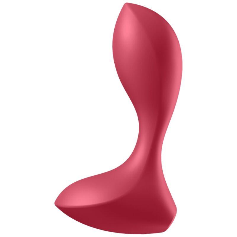 SATISFYER PLUG VIBRAToRIO BACKDOOR LOVER VERMELHO