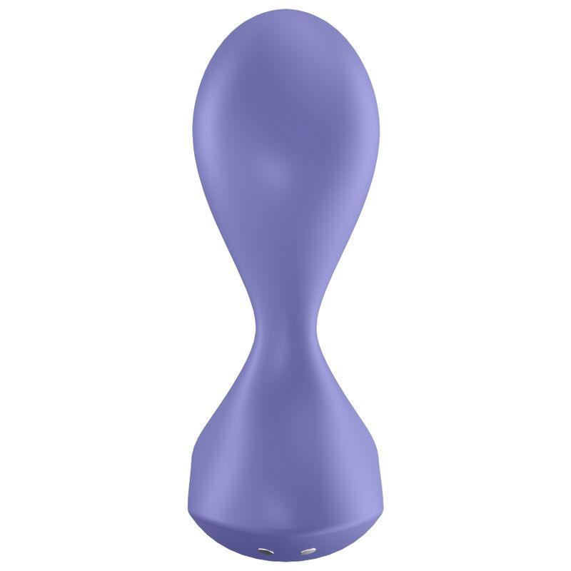 SATISFYER PLUGUE VIBRAToRIO SWEET SEAL APP VIOLETA