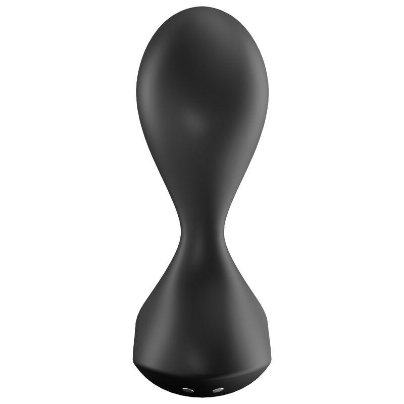 SATISFYER APLICATIVO DE PLUGUE VIBRAToRIO SWEET SEAL PRETO