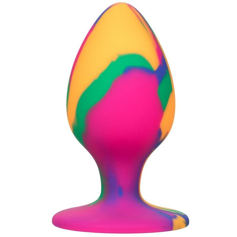 CALIFORNIA EXOTICS CHEEKY GRANDE PLUG TIE DYE ANAL