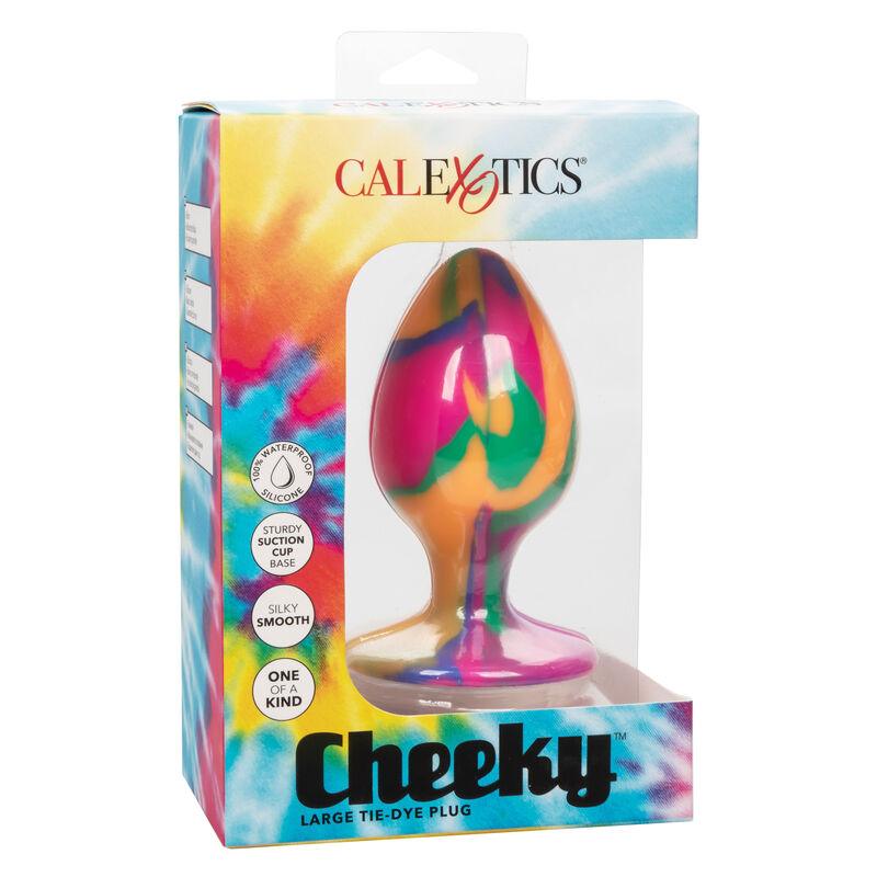 CALIFORNIA EXOTICS CHEEKY GRANDE PLUG TIE DYE ANAL