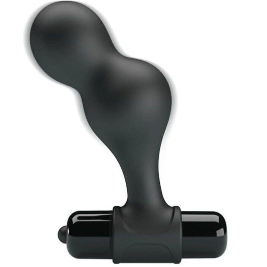 MR PLAY PLUG ANAL VIBRADOR DE SILICONE PRETO