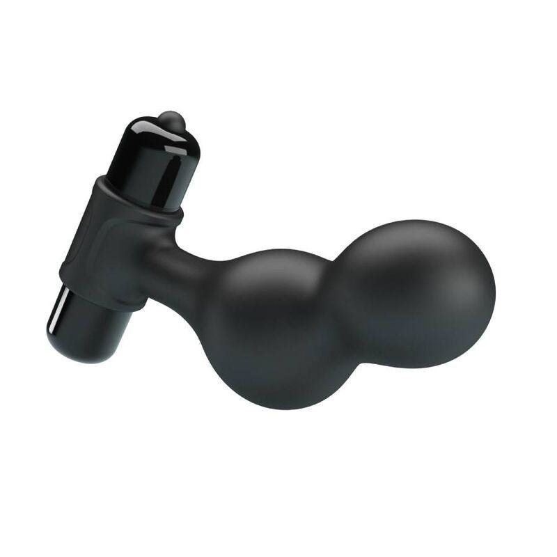 MR PLAY PLUG ANAL VIBRADOR DE SILICONE PRETO