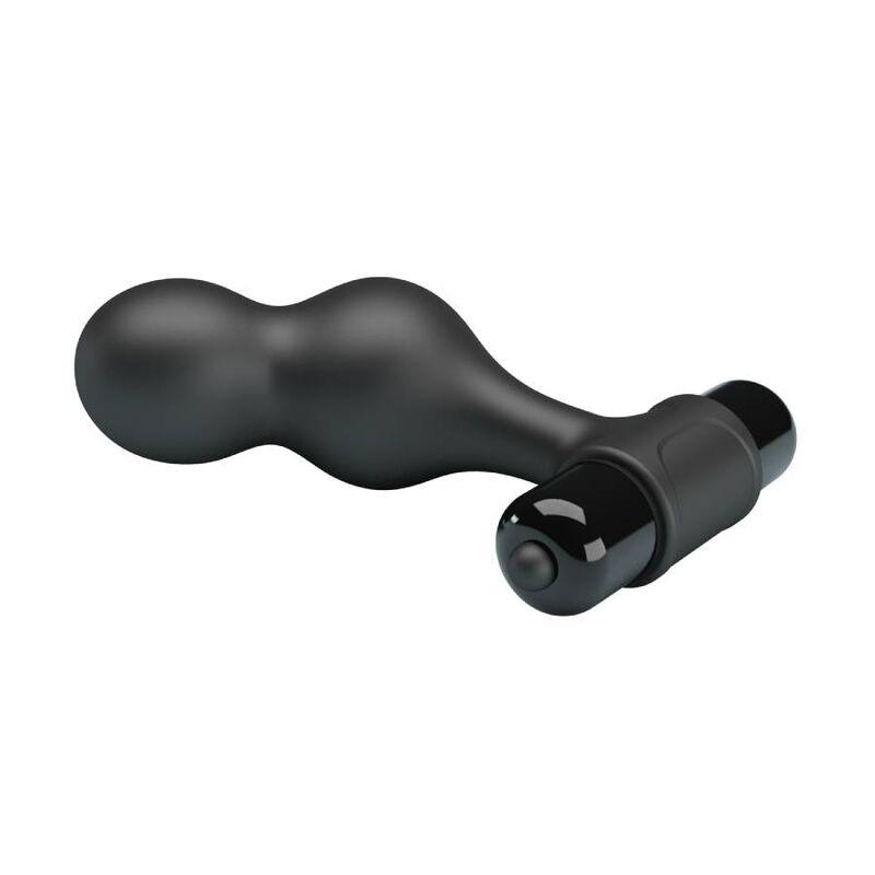 MR PLAY PLUG ANAL VIBRADOR DE SILICONE PRETO