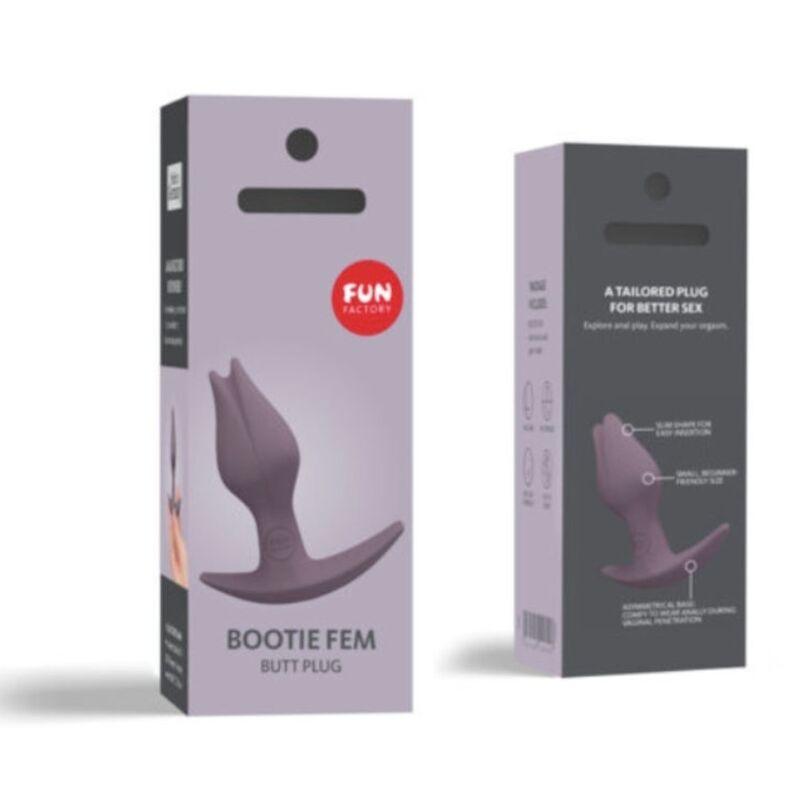 FUN FACTORY BOOTIE FEM FEMININO BUTT ANAL PLUG DARK TAUP