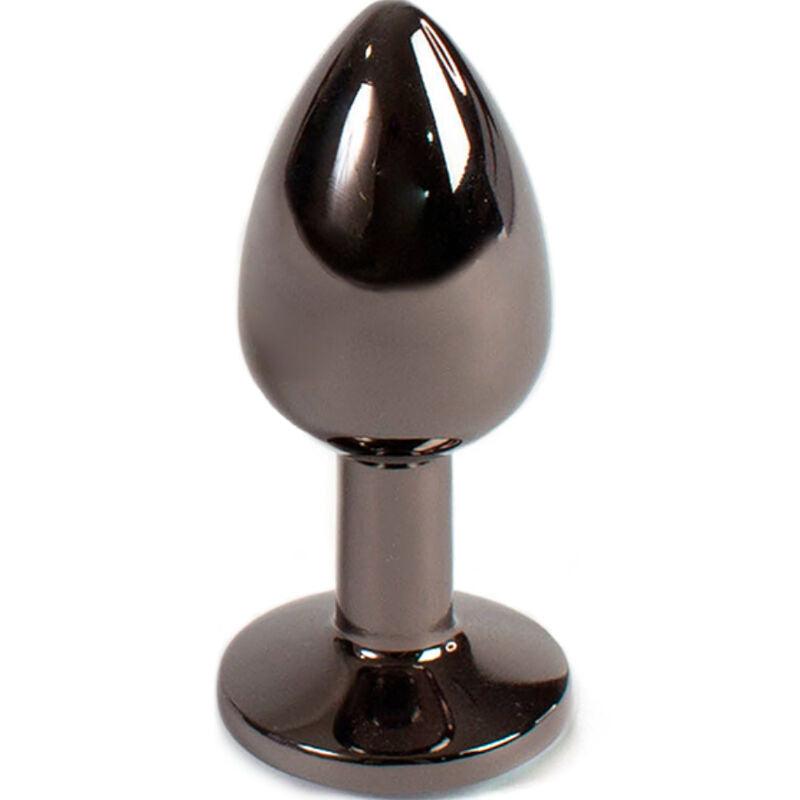 SECRETPLAY PLUG ANAL DE GUNMETAL TAMANHO PEQUENO 7 CM