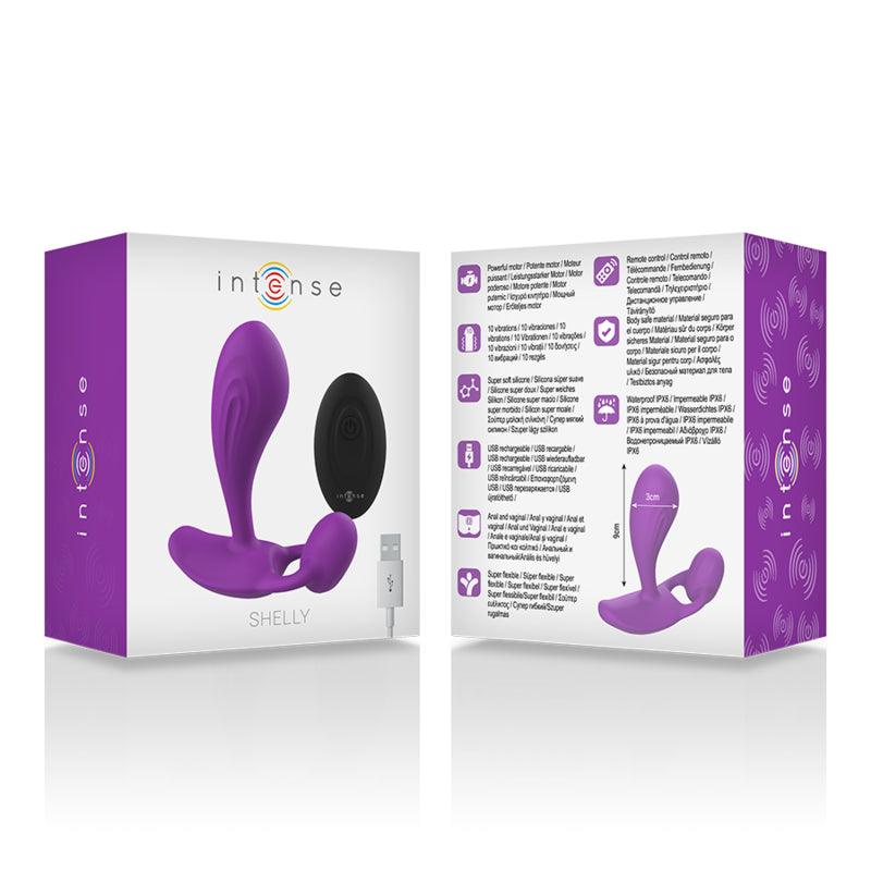 INTENSE SHELLY PLUG ANAL CONTROLE REMOTO ROXO