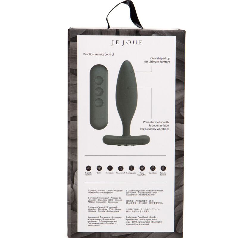 JE JOUE VIBRADOR VESTA ANAL PLUG PRETO