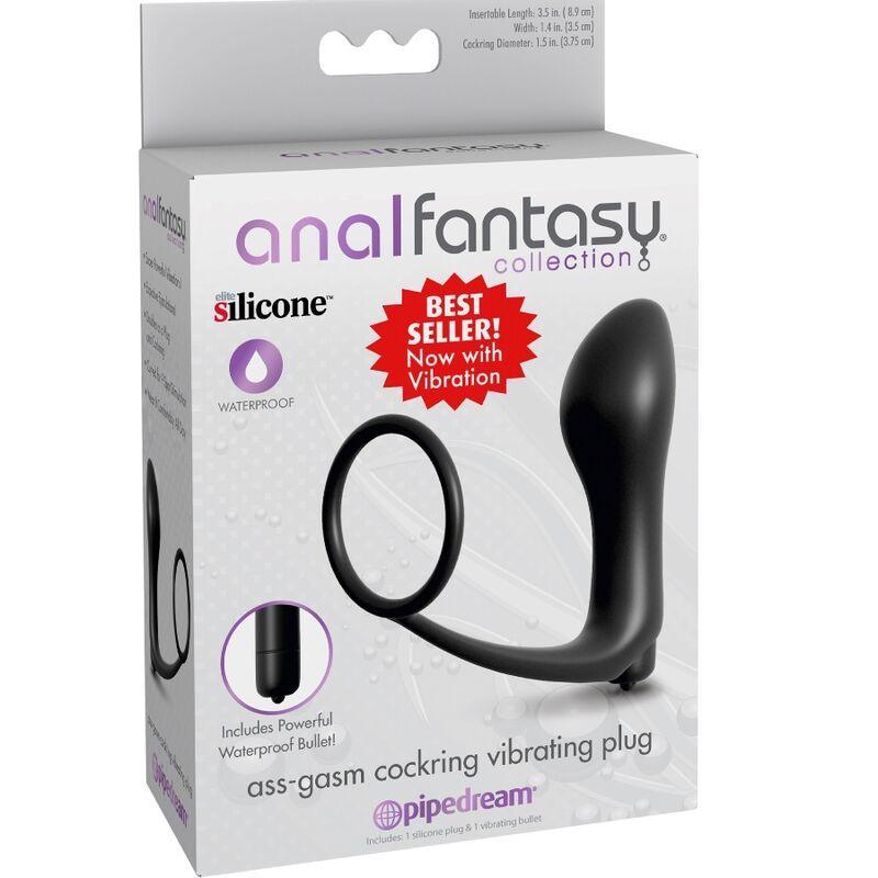 ANAL FANTASY ELITE COLLECTION PLUG VIBRADOR DE ANAL COCKRING ASS GASM