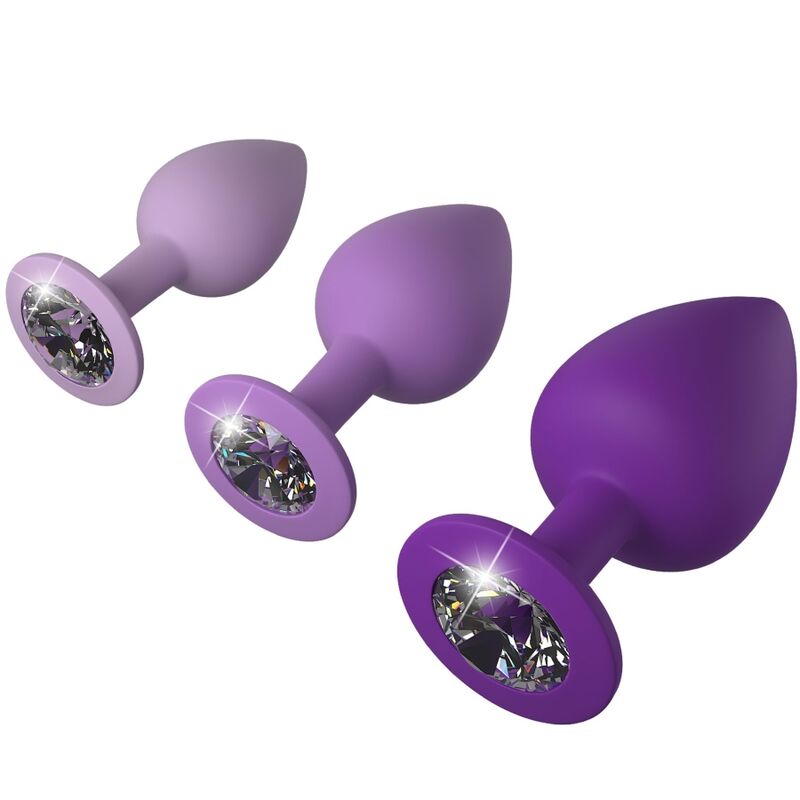 FANTASY FOR HER CONJUNTO DE PLUG ANAL VIOLETA