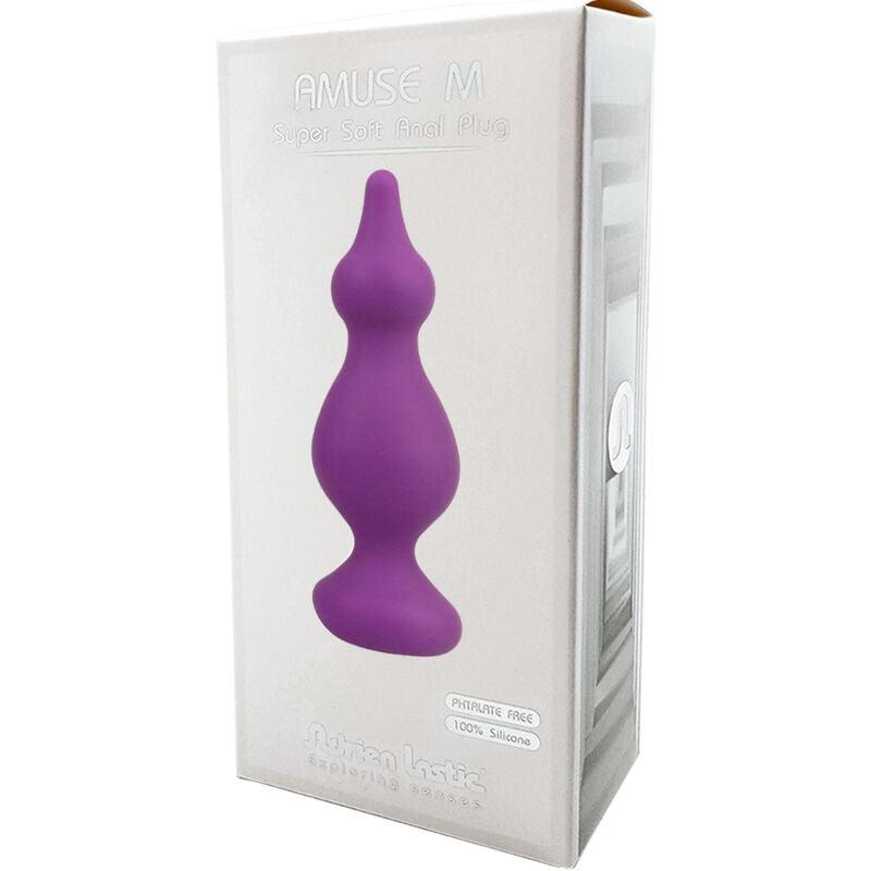 ADRIEN LASTIC AMUSE ANAL PLUG VIOLETA SILICONE TAMANHO M