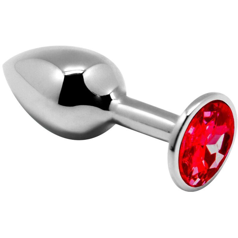 ALIVE MINI PLUG PRAZER ANAL METAL VERMELHO TAMANHO S