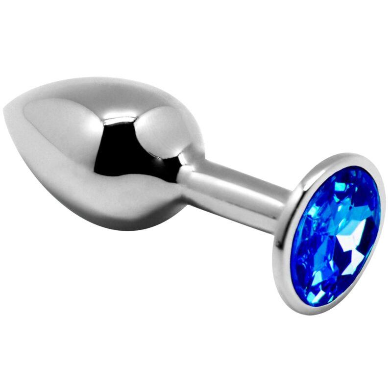 ALIVE MINI PLUG PRAZER ANAL METAL AZUL TAMANHO L